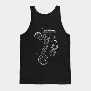 astronaut dancing in the moon Tank Top